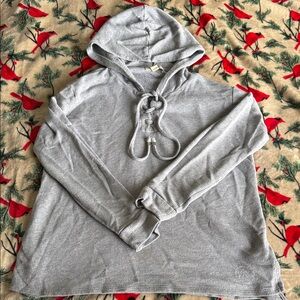 Michael Kors Gray Hooded Sweatshirt XL